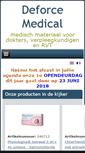 Mobile Screenshot of deforcemedical.be